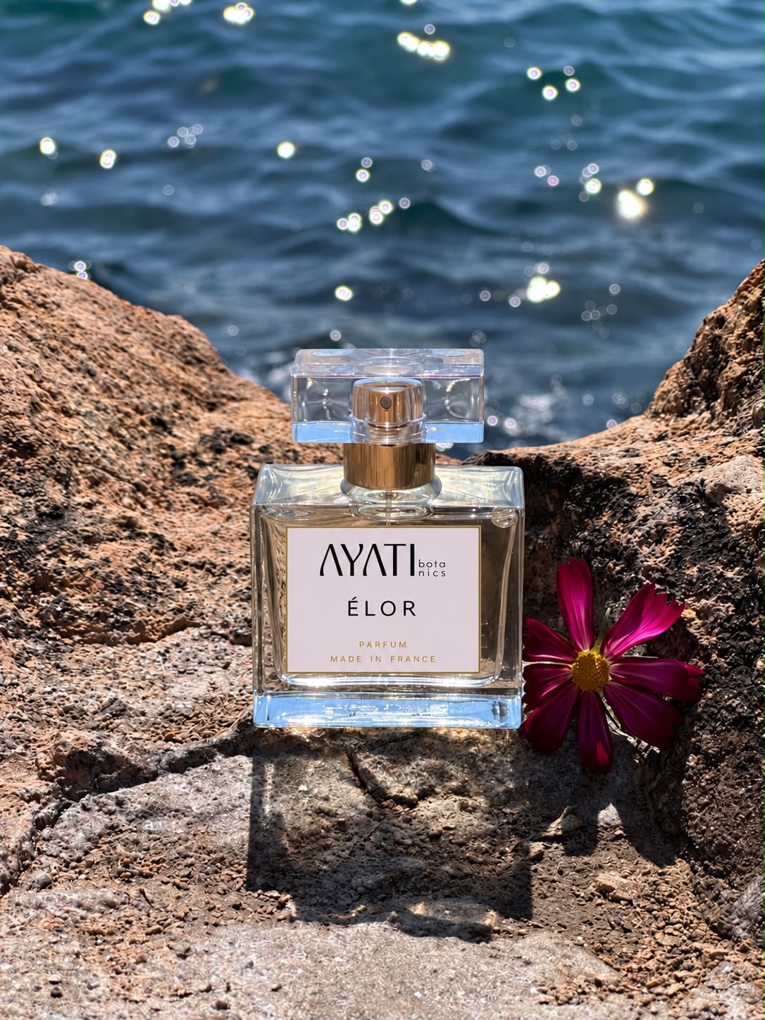 ÉLOR Rosen-Parfum für Damen im 50-ml-Glasflakon von Ayati Botanics
