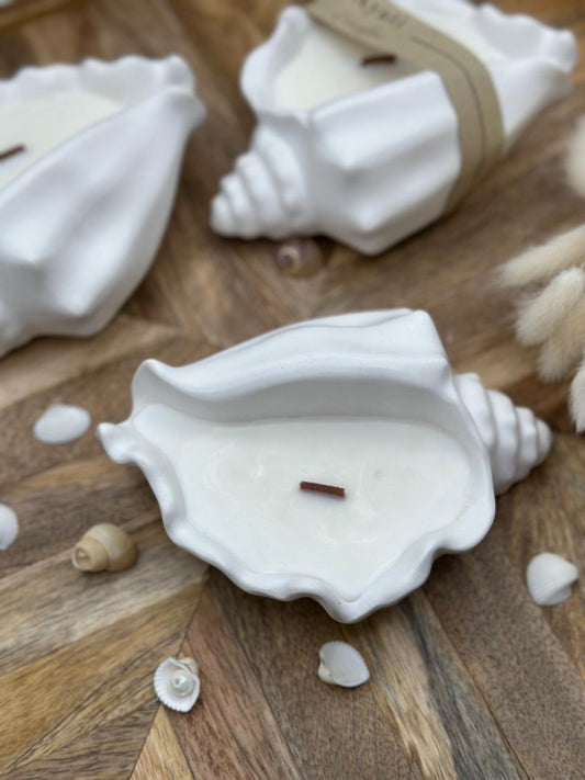 Mini bougie coquillage